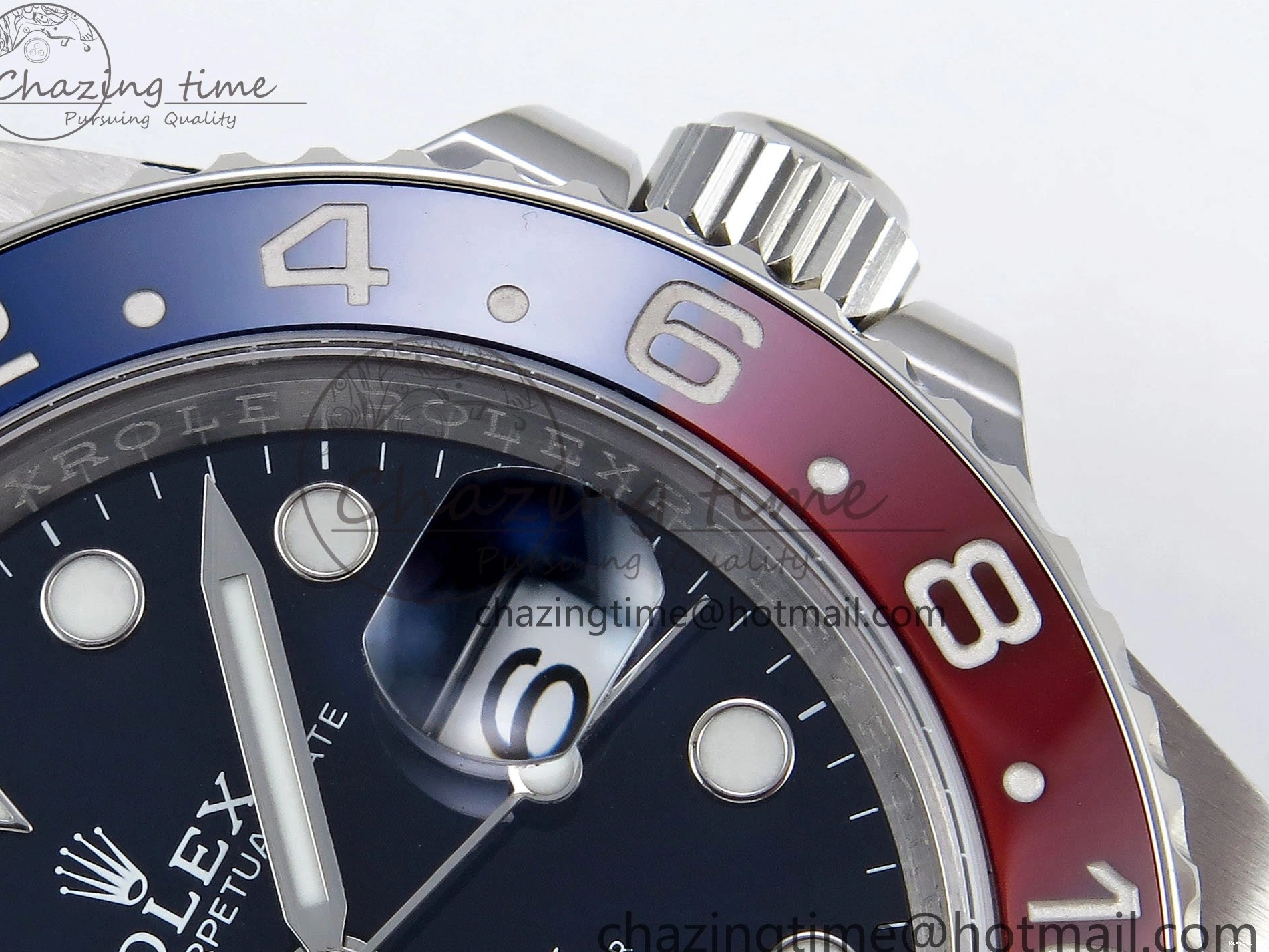 0108 Functional GMT-Master II 126719 BLRO Blue Red Ceramic C+SF Best Edition Blue Dial on Bracelet VR3285 CHS 1629